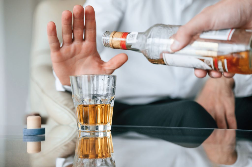 odmowa picia alkoholu